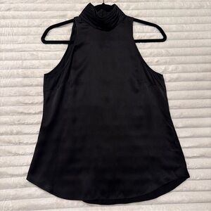 Cinq à Sept Women's 100% Silk Halter Top Blouse Black Women’s Size XS